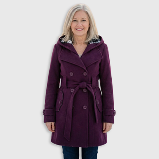 Zelinda | Manteau en Laine à Carreaux