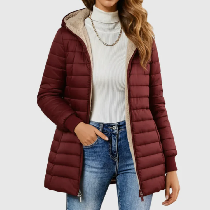 Severina | Manteau Doublé en Sherpa