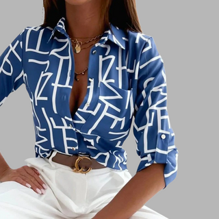 BRYNOUVELLE | Blouse Élégante avec Col Emmy