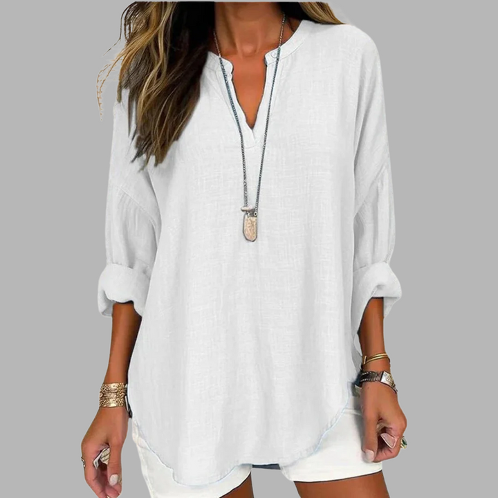 BRYNOUVELLE | Blouse Chic Col V Alicia