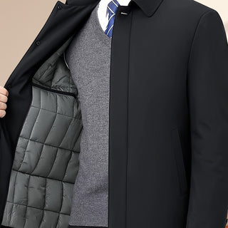 BRYNOUVELLE | Veste Homme à Col Revers et Fermeture Éclair