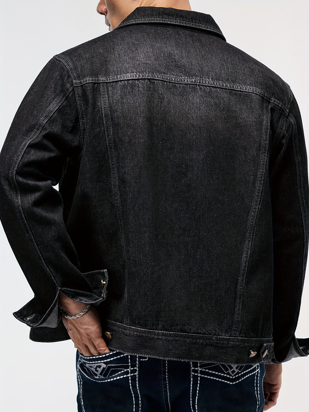 BRYNOUVELLE | Veste en Denim pour Hommes - Vêtement de Travail