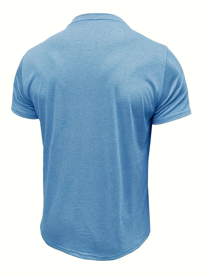 BRYNOUVELLE | T-SHIRT COL ROND ÉLÉGANT AVEC POCHE
