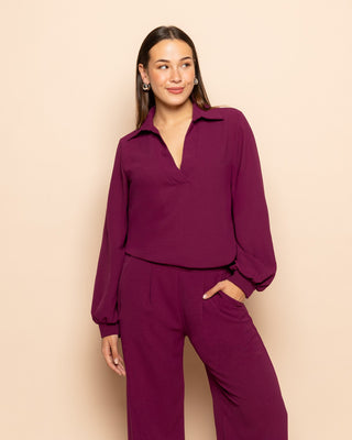 TOP JULIE CERISE