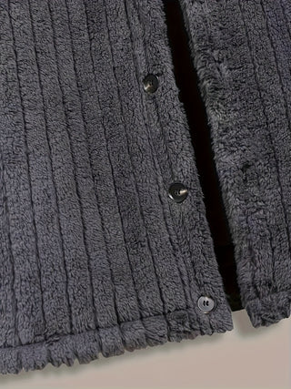 BRYNOUVELLE | VESTE EN MAILLE À RAYURES POUR HOMMES