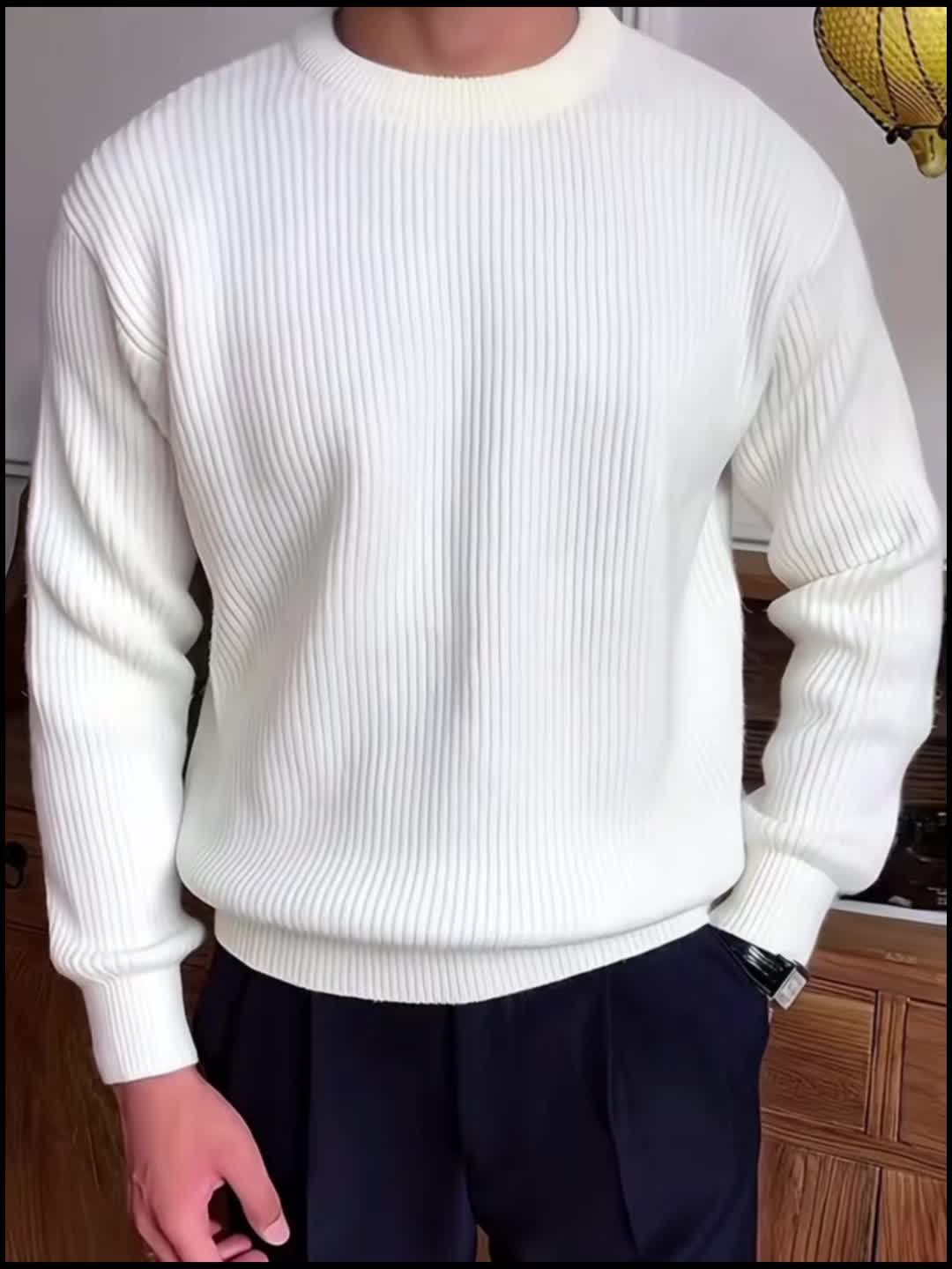 BRYNOUVELLE | PULL AMPLE EN MAILLE POUR HOMMES