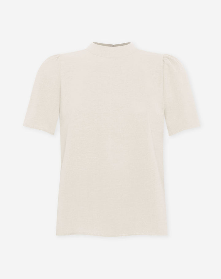 TOP À MANCHES COURTES JULIE BEIGE