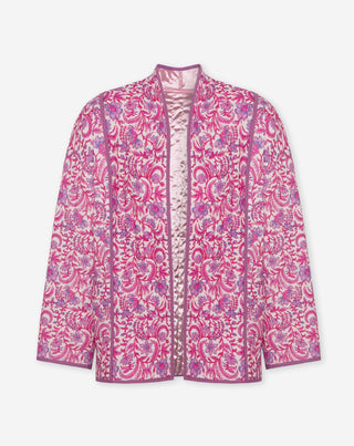VESTE MATELASSÉE ENFLEURIE