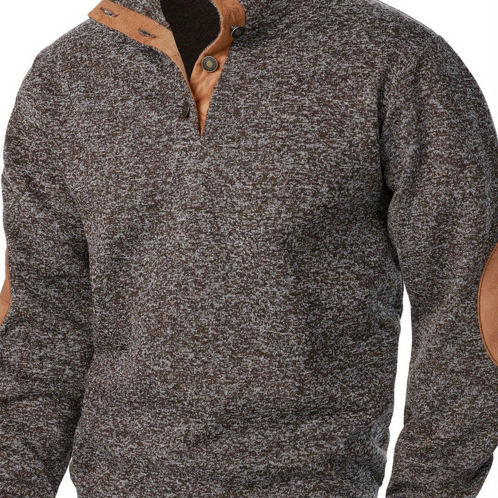 BRYNOUVELLE | PULL EN MAILLE À COL MONTANT POUR HOMMES