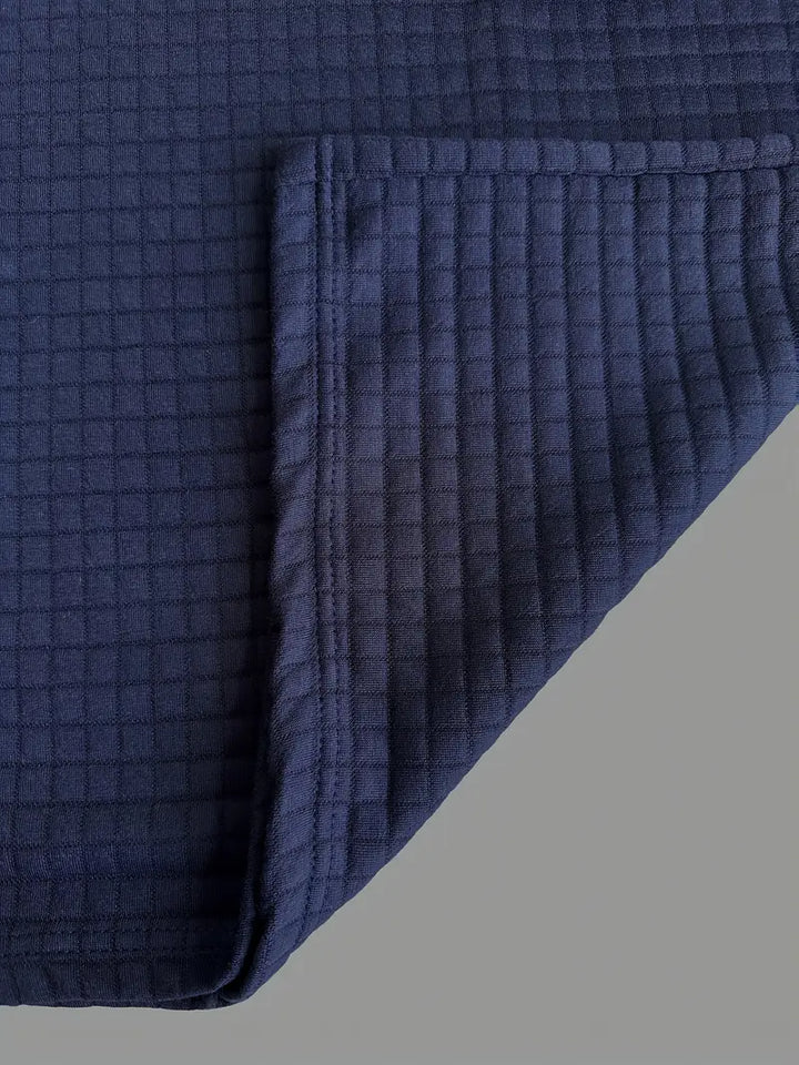 BRYNOUVELLE | Polo à Manches Longues en Tissu Texturé pour Hommes