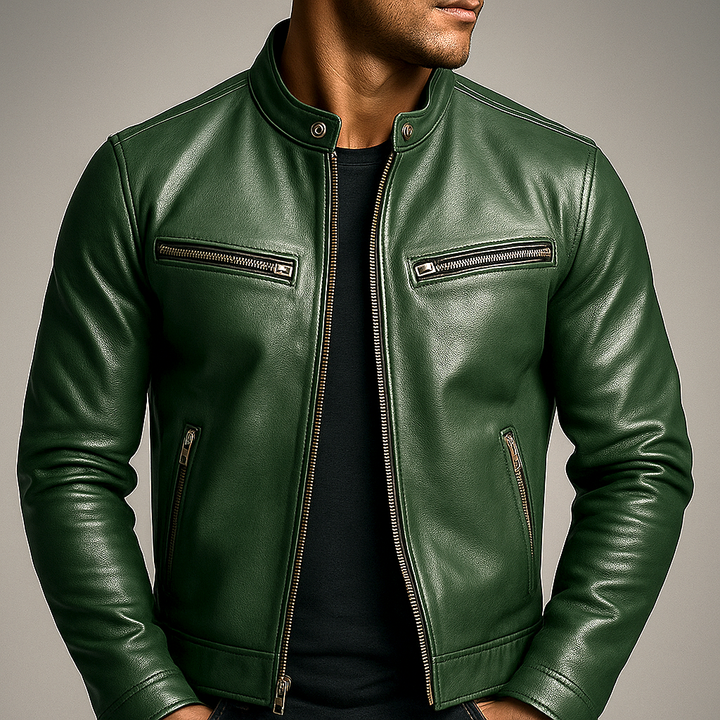 Guido | Veste en Cuir Vintage