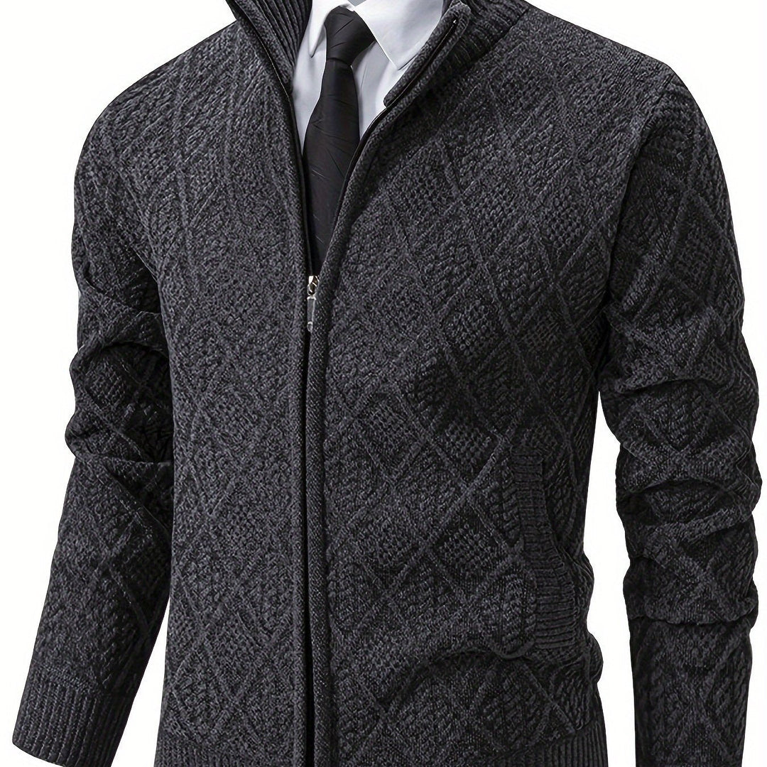BRYNOUVELLE | PULL EN MAILLE GÉOMÉTRIQUE POUR HOMME