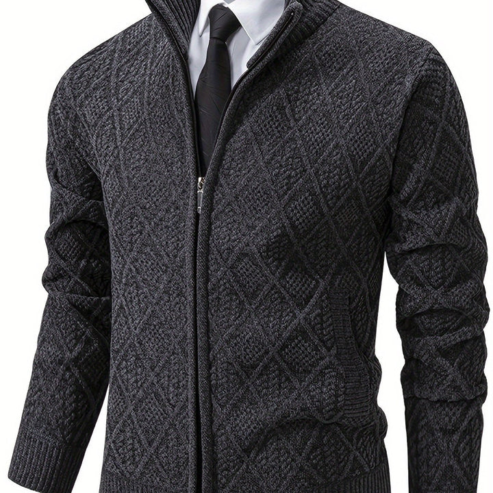 BRYNOUVELLE | PULL EN MAILLE GÉOMÉTRIQUE POUR HOMME