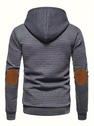 BRYNOUVELLE | VESTE À CAPUCHE À CARREAUX POUR HOMMES