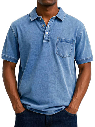 BRYNOUVELLE | CHEMISE POLO VINTAGE DÉCONTRACTÉE POUR HOMME