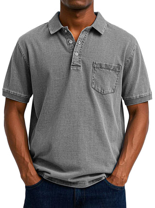 BRYNOUVELLE | CHEMISE POLO VINTAGE DÉCONTRACTÉE POUR HOMME