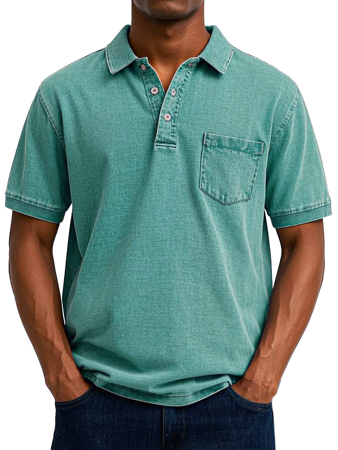 BRYNOUVELLE | CHEMISE POLO VINTAGE DÉCONTRACTÉE POUR HOMME