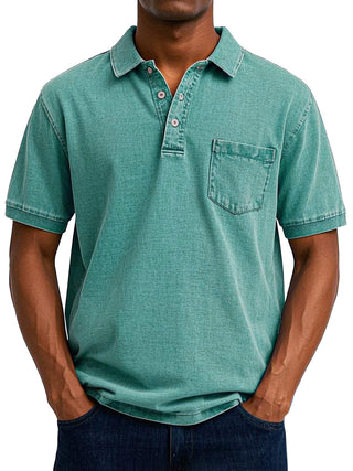 BRYNOUVELLE | CHEMISE POLO VINTAGE DÉCONTRACTÉE POUR HOMME