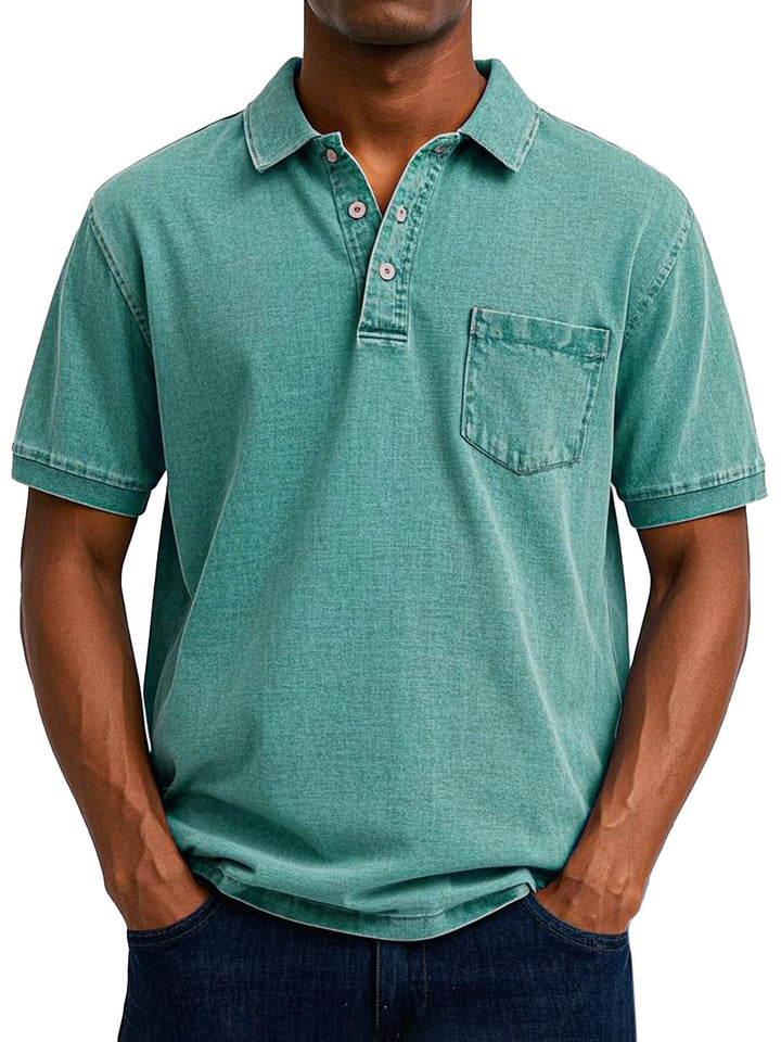 BRYNOUVELLE | CHEMISE POLO VINTAGE DÉCONTRACTÉE POUR HOMME