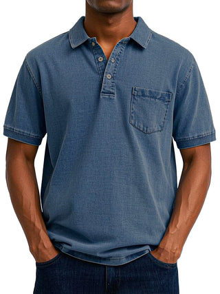 BRYNOUVELLE | CHEMISE POLO VINTAGE DÉCONTRACTÉE POUR HOMME