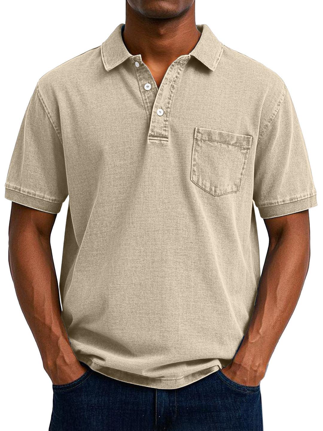 BRYNOUVELLE | CHEMISE POLO VINTAGE DÉCONTRACTÉE POUR HOMME