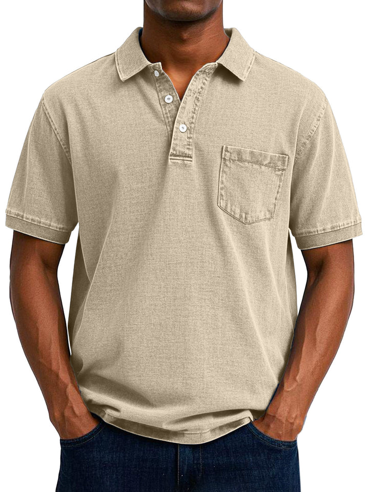 BRYNOUVELLE | CHEMISE POLO VINTAGE DÉCONTRACTÉE POUR HOMME