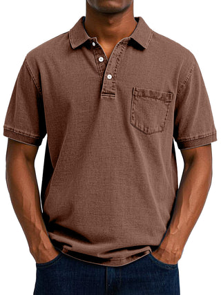BRYNOUVELLE | CHEMISE POLO VINTAGE DÉCONTRACTÉE POUR HOMME