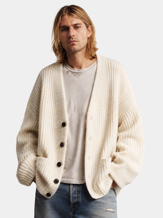 BRYNOUVELLE | CARDIGAN DÉCONTRACTÉ À COL EN V POUR HOMMES