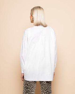 BLOUSE OVERSIZE EN POPLIN