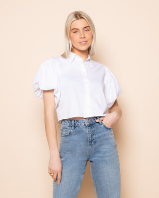 BLOUSE À MANCHES BALLON