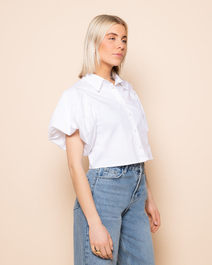 BLOUSE À MANCHES BALLON