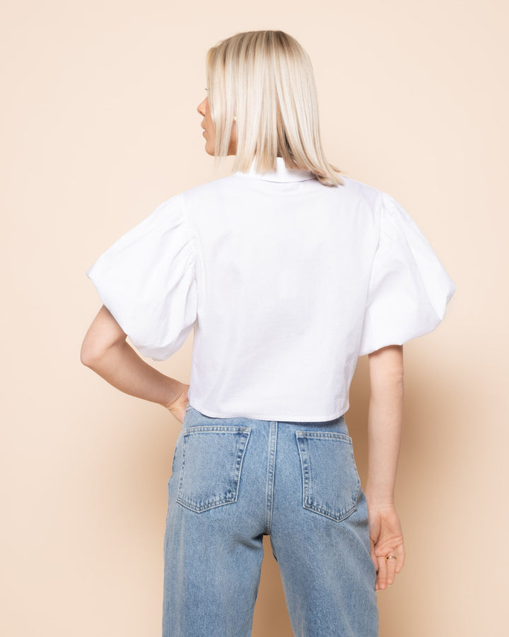 BLOUSE À MANCHES BALLON