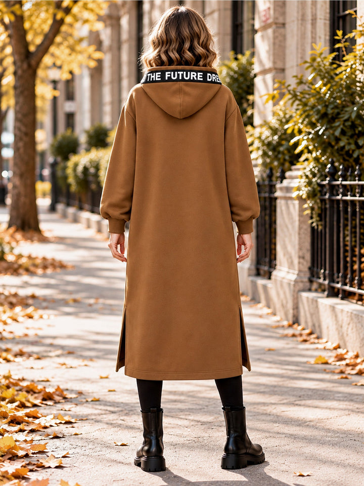 Pull à capuche oversize pour femme