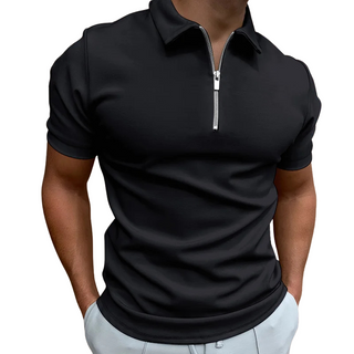 BRYNOUVELLE | POLO MODERNE AVEC ZIP MI-HAUT