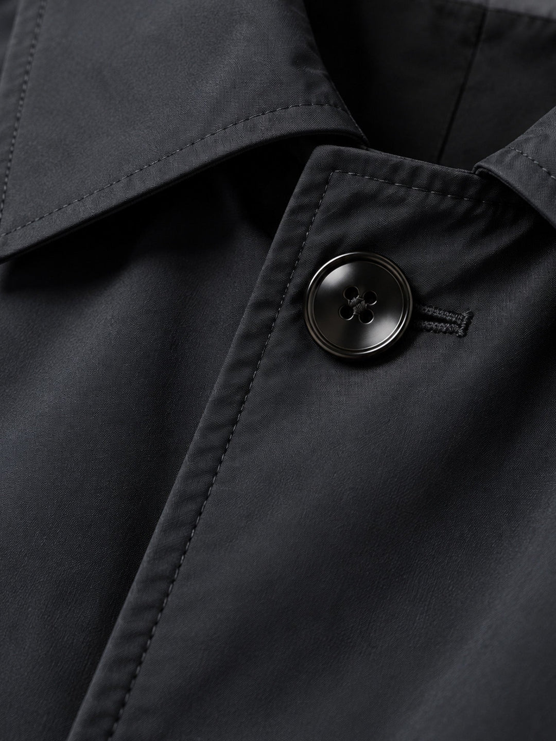 Trench-coat imperméable mi-long pour homme