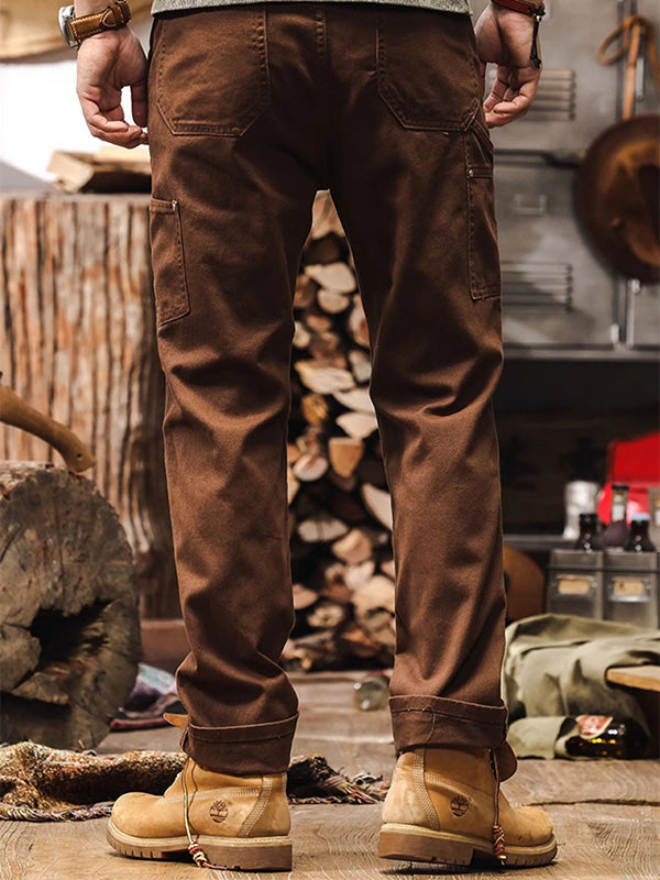 BRYNOUVELLE | PANTALON EN COTON UTILE POUR HOMME