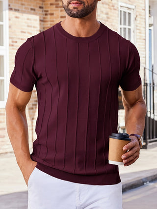 BRYNOUVELLE | CHEMISE EN MAILLE DE COTON POUR HOMME