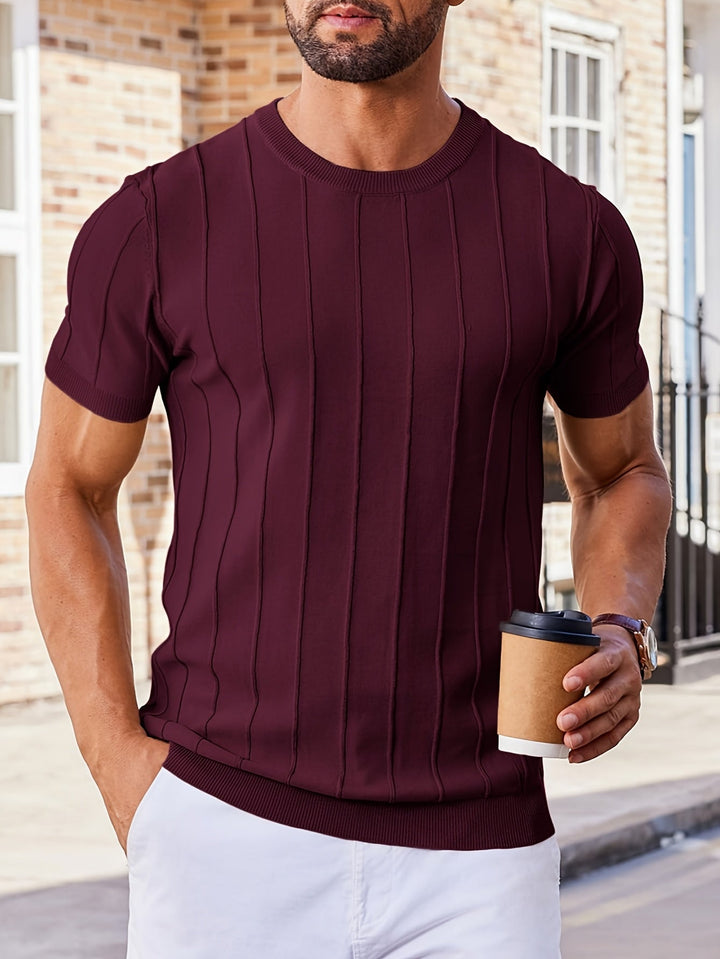 BRYNOUVELLE | CHEMISE EN MAILLE DE COTON POUR HOMME