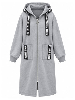Pull à capuche oversize pour femme