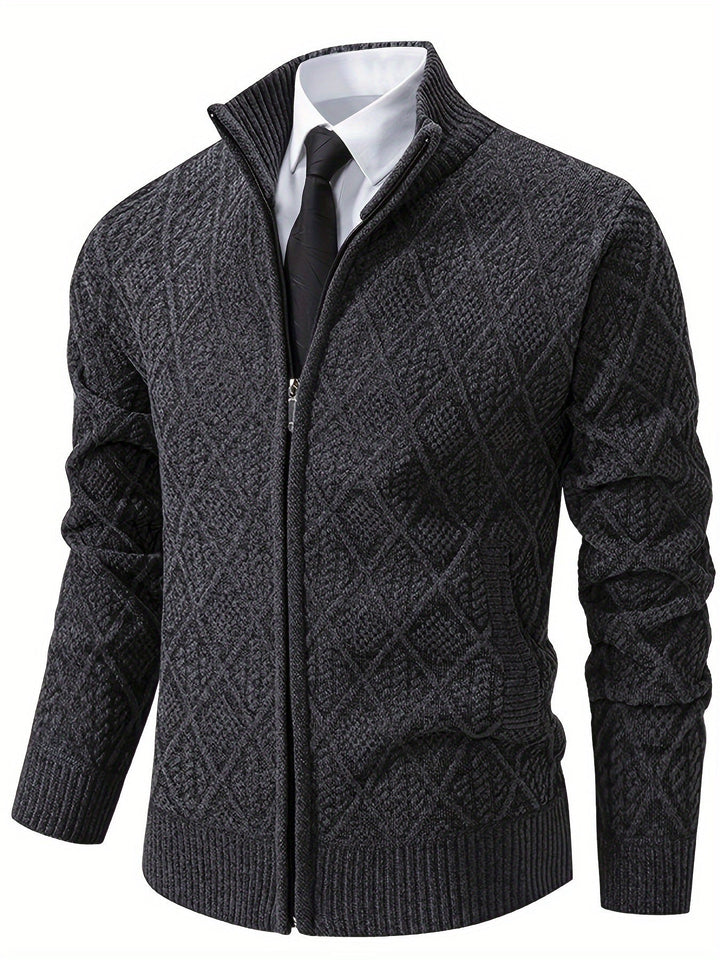 BRYNOUVELLE | PULL EN MAILLE GÉOMÉTRIQUE POUR HOMME