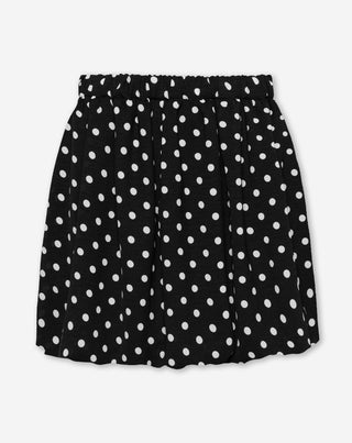 JUPE À HEM BUBBLE DOT NOIRE