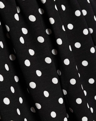 JUPE À HEM BUBBLE DOT NOIRE