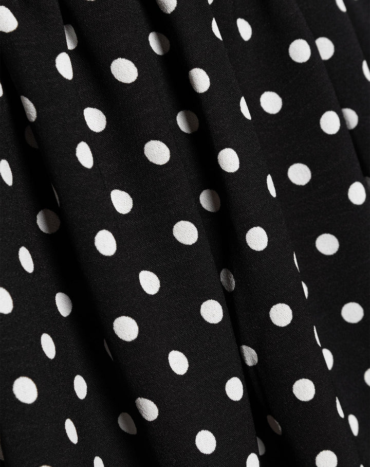 JUPE À HEM BUBBLE DOT NOIRE