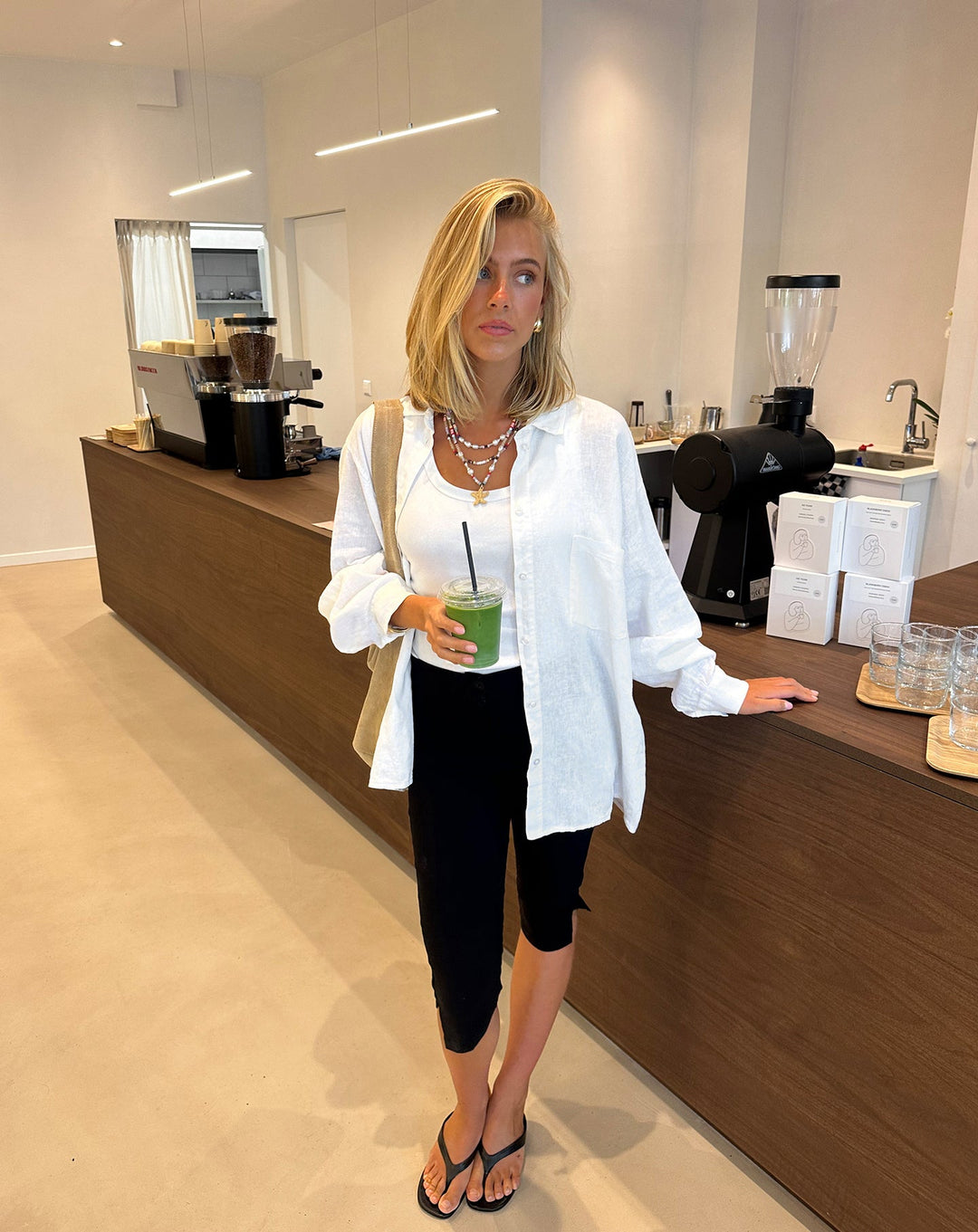 BLOUSE OVERSIZED EN LIN CARMEN