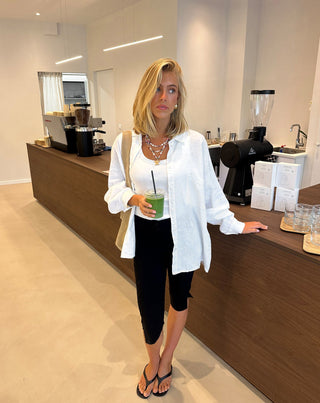 BLOUSE OVERSIZED EN LIN CARMEN