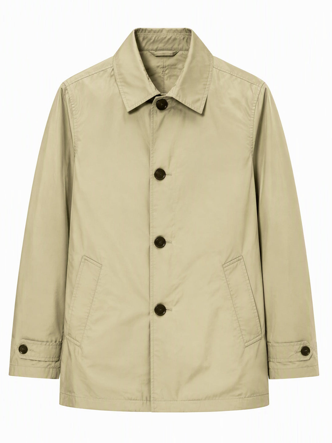 Trench-coat imperméable mi-long pour homme