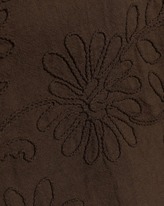 TOP FLEUR FEMKE MARRON