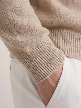 PULL EN MAILLE ZIPPÉ