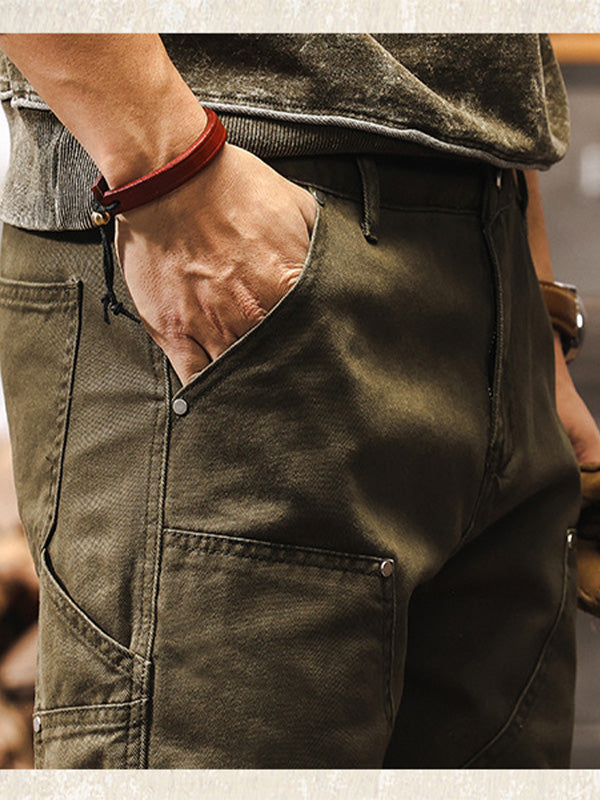 BRYNOUVELLE | PANTALON EN COTON UTILE POUR HOMME