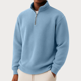 DAMIEN | Pull zippé avec confort quotidien et style intemporel